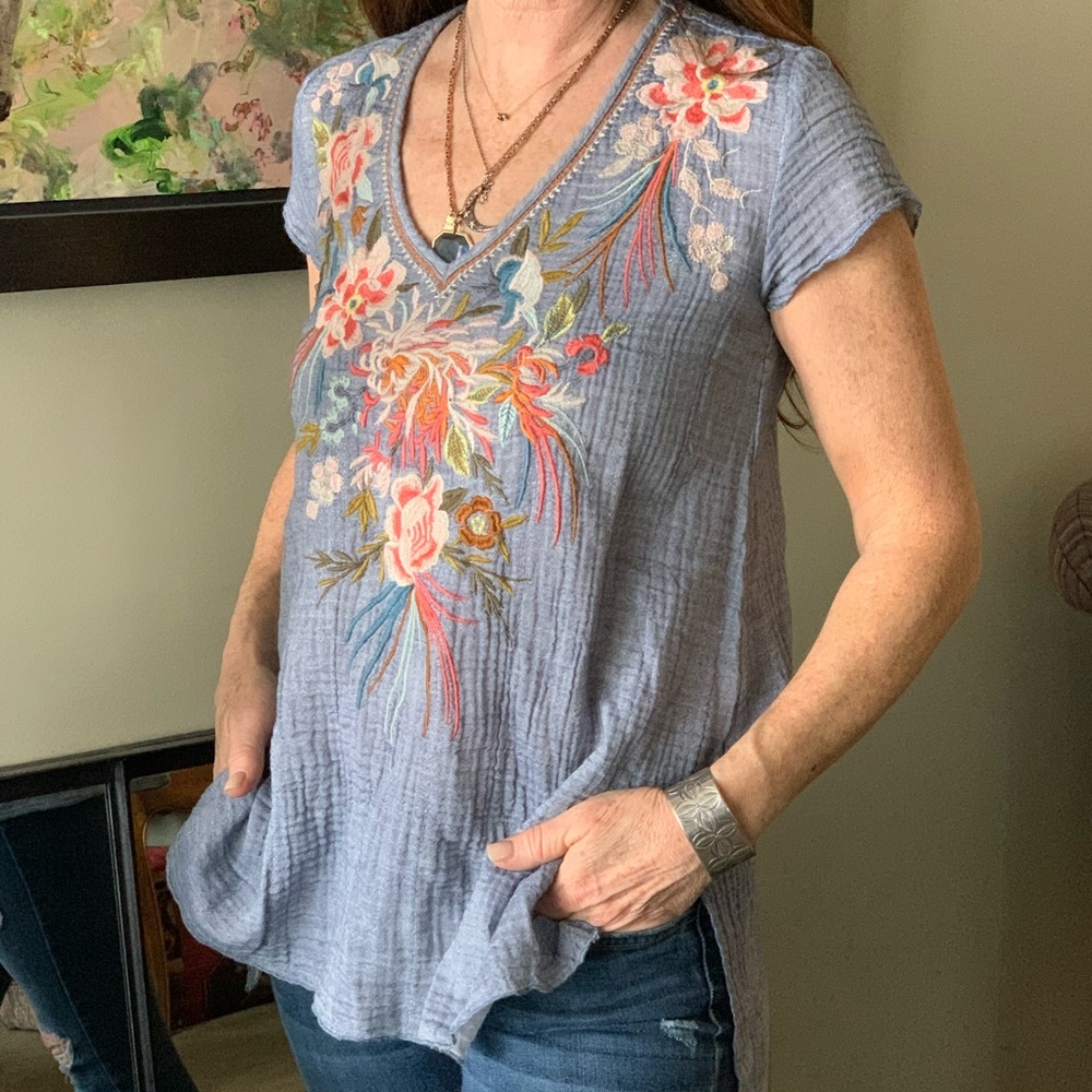 🆕❤️Johnny Was (for Sundance) embroidered tunic